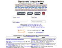 Tablet Screenshot of investorhome.com